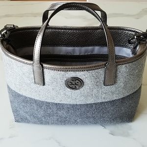 Tory Burch Gray Ashley Crossbody Bag